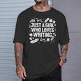 Cool Writing For Women Girls Book Writer Author Poetry T-Shirt Gifts for Him