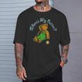 Corduroy Where's My Button Teddy Bear Retro Children's Book T-Shirt Gifts for Him