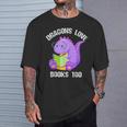 Cure Dragons Love Books Too T-Shirt Gifts for Him