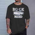 Cute Book Nerd Typography Minimalist Bookworm Fan T-Shirt Gifts for Him Cute Book Nerd Typography Minimalist Bookworm Fan T-Shirt Gifts for Him