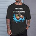 Cute Otter Reading Book Two Otter Reading Is Otterly Fun T-Shirt Gifts for Him Cute Otter Reading Book Two Otter Reading Is Otterly Fun T-Shirt Gifts for Him
