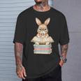 Cute Reading Bunny Easter Books Reader Teacher Girls Women T-Shirt Gifts for Him Cute Reading Bunny Easter Books Reader Teacher Girls Women T-Shirt Gifts for Him