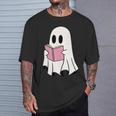 Cute Retro Reading Book Library Ghost Costume T-Shirt Gifts for Him Cute Retro Reading Book Library Ghost Costume T-Shirt Gifts for Him
