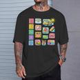 Cute Teacher Life With Crayons Rainbow Books Apple School T-Shirt Gifts for Him