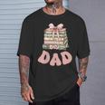 Dad Book First Chapter Birthday Family Matching Party T-Shirt Gifts for Him
