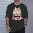 Dada Book First Chapter Birthday Family Matching Party T-Shirt Gifts for Him