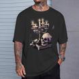 Dark Academia Aesthetic Gothic Book Candle Skull Red Rose T-Shirt Gifts for Him Dark Academia Aesthetic Gothic Book Candle Skull Red Rose T-Shirt Gifts for Him
