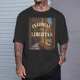 Dark Academia Aesthetic In Libras Libertas Book Lover Latin T-Shirt Gifts for Him Dark Academia Aesthetic In Libras Libertas Book Lover Latin T-Shirt Gifts for Him