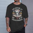 Dark Romance Had Me At Trigger Warning Skeleton Book Reader T-Shirt Gifts for Him Dark Romance Had Me At Trigger Warning Skeleton Book Reader T-Shirt Gifts for Him