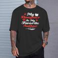 My Daughter Is My Favorite Author Book Novel Writer T-Shirt Gifts for Him My Daughter Is My Favorite Author Book Novel Writer T-Shirt Gifts for Him