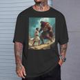 David And Goliath Bible Book Of Samuel King David Painting T-Shirt Gifts for Him David And Goliath Bible Book Of Samuel King David Painting T-Shirt Gifts for Him