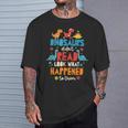 Dinosaurs Didnt Read Look What Happened To Them Books T-Shirt Gifts for Him