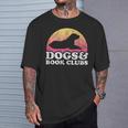 Dogs And Book Clubs Or Women's Dog And Book Club T-Shirt Gifts for Him Dogs And Book Clubs Or Women's Dog And Book Club T-Shirt Gifts for Him