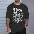 Dogs Books & Coffee Puppy Dog Coffee Book Lover T-Shirt Gifts for Him Dogs Books & Coffee Puppy Dog Coffee Book Lover T-Shirt Gifts for Him