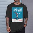 Dr Seuss The Cat In The Hat Comes Back Book Cover T-Shirt Gifts for Him