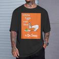 Dr Seuss Green Eggs And Ham Book Cover T-Shirt Gifts for Him Dr Seuss Green Eggs And Ham Book Cover T-Shirt Gifts for Him