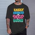 Easily Distracted By Dogs & Books Kawaii Dog & Book Lover T-Shirt Gifts for Him Easily Distracted By Dogs & Books Kawaii Dog & Book Lover T-Shirt Gifts for Him