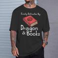 Easily Distracted By Dragon & Book Nerds Dragon Lover Girls T-Shirt Gifts for Him Easily Distracted By Dragon & Book Nerds Dragon Lover Girls T-Shirt Gifts for Him
