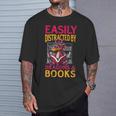 Easily Distracted By Dragons And Books Booknerd Dragon Lover T-Shirt Gifts for Him Easily Distracted By Dragons And Books Booknerd Dragon Lover T-Shirt Gifts for Him