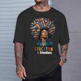 Education Is Freedom History Month Teacher Books Afro For Men Women T-Shirt Gifts for Him Education Is Freedom History Month Teacher Books Afro For Men Women T-Shirt Gifts for Him