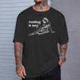 English German French Language For Teachers Reading Is Sexy Retro Book Small Classic Fit Crew Neck Short Sleeve Casual T-Shirt T-Shirt Gifts for Him