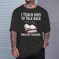 English Teacher Outfit Book Graphic English Grammar Lessons For Men Women T-Shirt Gifts for Him