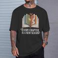 Every Chapter Is A New Season Autumn Book Lover T-Shirt Gifts for Him Every Chapter Is A New Season Autumn Book Lover T-Shirt Gifts for Him