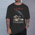 F-CAW-F Crow Book Lover Reader Gothic Humor T-Shirt Gifts for Him F-CAW-F Crow Book Lover Reader Gothic Humor T-Shirt Gifts for Him