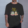 Floral Books And Coffee Cozy Reading Nook Tshirt T-Shirt Gifts for Him Floral Books And Coffee Cozy Reading Nook Tshirt T-Shirt Gifts for Him