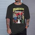 Frankenstein Halloween Horror Vintage Comic Book Retro T-Shirt Gifts for Him Frankenstein Halloween Horror Vintage Comic Book Retro T-Shirt Gifts for Him