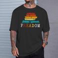 Freadom Read Banned Books Reader Bookworm T-Shirt Gifts for Him