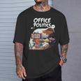 FUNNY WORKPLACE Retro Romance Comic Book Parody T-Shirt Gifts for Him