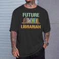 Future Librarian School Librarian Book T-Shirt Gifts for Him