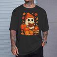 Ghost Reading Book Lovers Autumn Fall Halloween T-Shirt Gifts for Him Ghost Reading Book Lovers Autumn Fall Halloween T-Shirt Gifts for Him