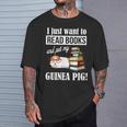 Girls & Boys Read Books And Pet My Guinea Pig Lover T-Shirt Gifts for Him Girls & Boys Read Books And Pet My Guinea Pig Lover T-Shirt Gifts for Him