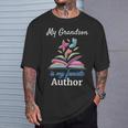 My Grandson Is My Favorite Author For Book Lovers T-Shirt Gifts for Him