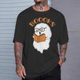 Halloween Boooks Ghost For Book Lover T-Shirt Gifts for Him
