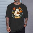 Halloween Cute Ghost Shirt Reading Books Ghost T-Shirt Gifts for Him Halloween Cute Ghost Shirt Reading Books Ghost T-Shirt Gifts for Him