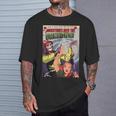 Halloween Horror Vintage Voodoo Comic Book Retro Scary T-Shirt Gifts for Him