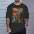 Halloween Horror Vintage Werewolf Comic Book Retro T-Shirt Gifts for Him