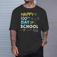 Happy 100th Day Of 5th Fifth Grade Books School Teacher T-Shirt Gifts for Him