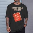 Happy World Book Day Inspirational Kids T-Shirt Gifts for Him