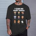 I Can Do Hard Things Children's Book Characters T-Shirt Gifts for Him