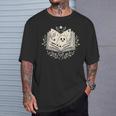 Haunted Library – Glowing Book T-Shirt Gifts for Him