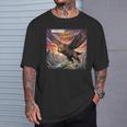 Hawk Bear Hybrid Comic Book Style T-Shirt Gifts for Him