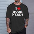 I Heart Book Nerds Book Readers Cute T-Shirt Gifts for Him I Heart Book Nerds Book Readers Cute T-Shirt Gifts for Him