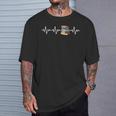 Heartbeat Book T-Shirt Gifts for Him