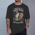 On My Way To Hoard Books And Cause Chaos Frog T-Shirt Gifts for Him