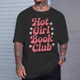 Hot Girl Book Club Retro Daisies T-Shirt Gifts for Him Hot Girl Book Club Retro Daisies T-Shirt Gifts for Him