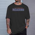 I'd Rather Be Reading Retro Bookish Book Lover T-Shirt Gifts for Him